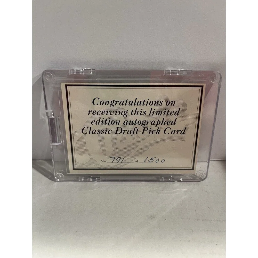 1991 Classic Draft Picks Raghib Rocket Ismail Autograph Auto #791/1500